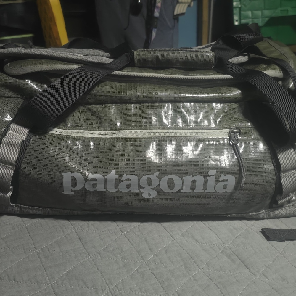 Patagonia Olive "Black Hole 60L" Duffel Bag
